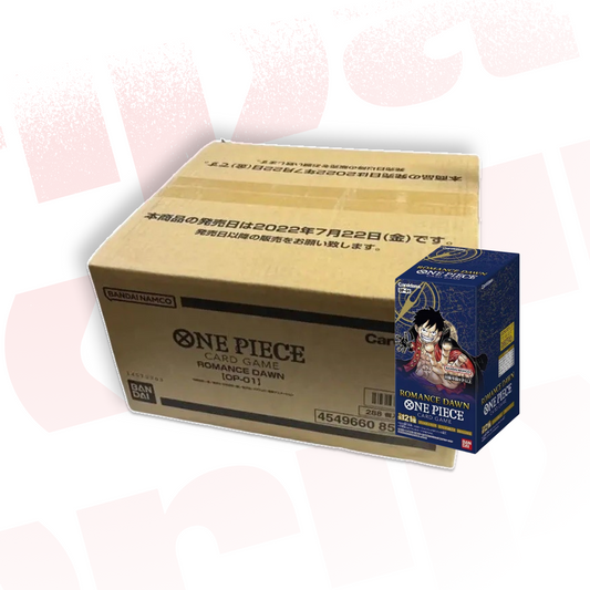 One Piece Romance Dawn OP-01 Booster Case - 12 Boxes
