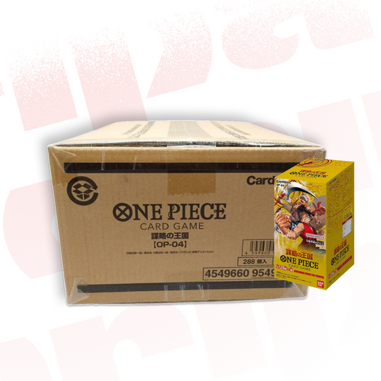 One Piece Kingdoms of Intrigue OP-04 Booster Case - 12 Boxes